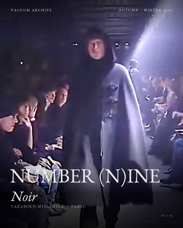 Number (N)ine, “Noir”